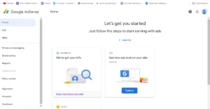 Google Adsense Dashboard